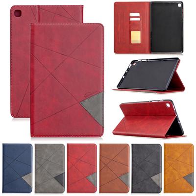 Pouzdro pro Samsung Galaxy Tab S6 Lite 10,4 palce (Vydání 2020)(SM-P610/P615) Bussiness Premium PU Kožené Folio Pouzdro Více Úhlů Pohledu Kapsa na Karty