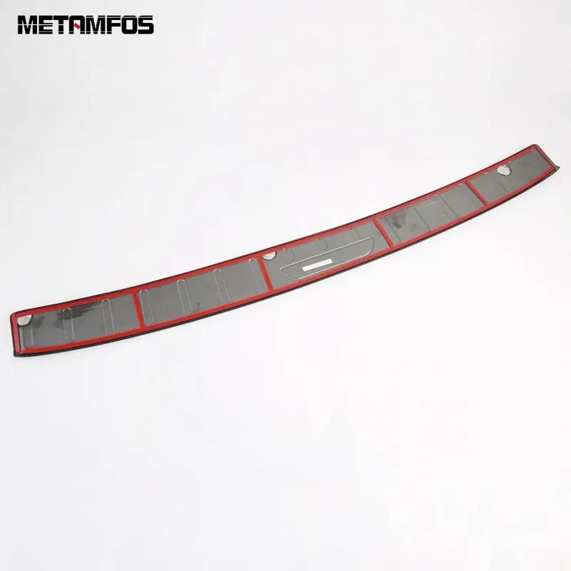 For Hyundai Tucson   Exterior Rear Trunk Bumper Foot Plate Tailgate Door Sill Scuff Guard Plate Accessories Car Styling