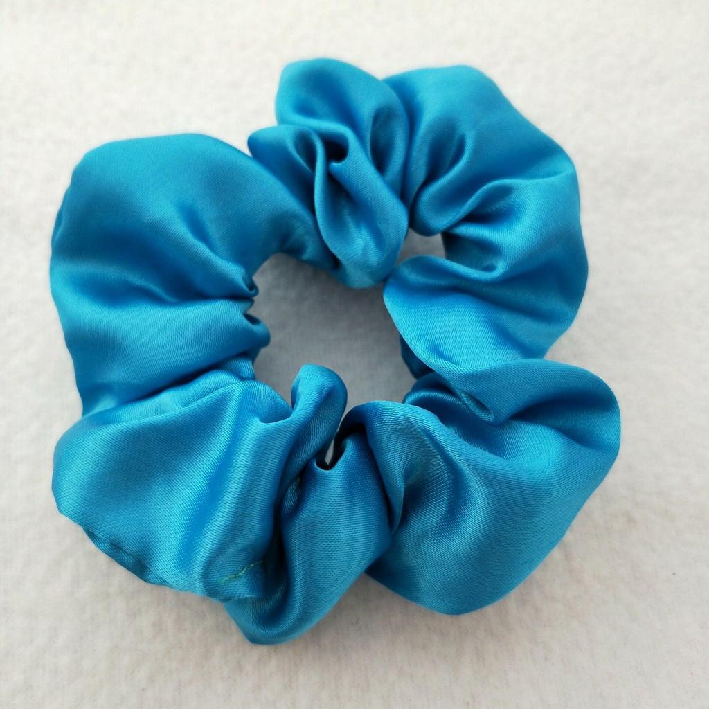 Satin Silk Hair Tie: High-End Women's Rubber Band for Elegant Buns