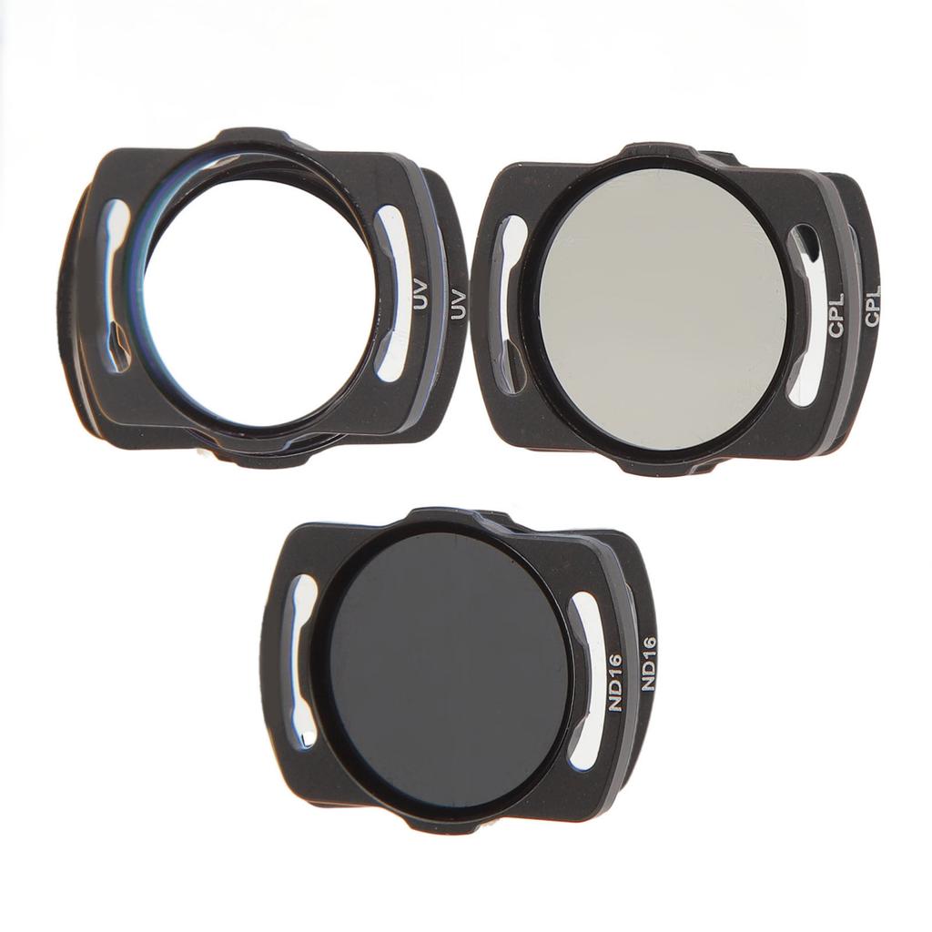 3Pack Drone UV CPL ND16 Filter Kit Aluminium Legierung Rahmen ACG Optische Glas Drone Filter Objektiv für