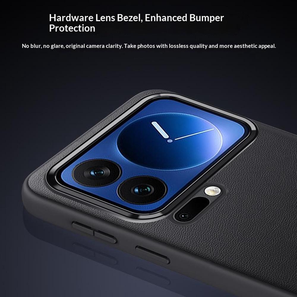Für Xiaomi 17 Pro Max Hülle Schlanke TPU+PC+PU Leder Handy Rückabdeckung (2. Gen)