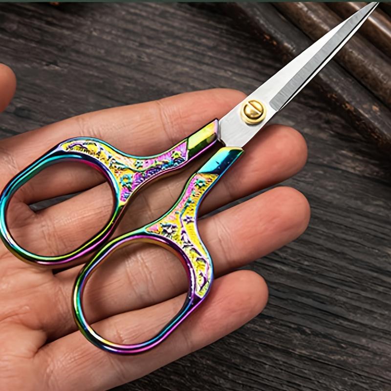 Vintage-Inspired Sewing Scissors - Sharp Precision Blades for Fabric, Thread, Embroidery & Tailoring - Durable Metal Craft Shears Collection