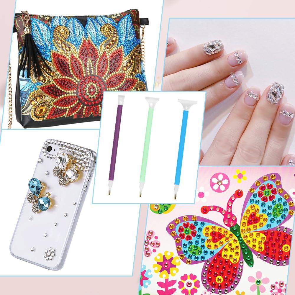 AIFUDA Diamond Art Painting Tools - 45 Diamond Pens & 20 Adhesive Clay for DIY Diamond Painting