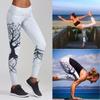 Women Autumn Winter Long Pants Leggings With Unique Printed Design And Breathable Fabric For Sports And Yoga