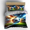 Soccer ball with net. Bedding sets Duvet cover sets Duvet covers Pillowcases(1*Duvet Cover 2*Pillowcases without duvet insert)
