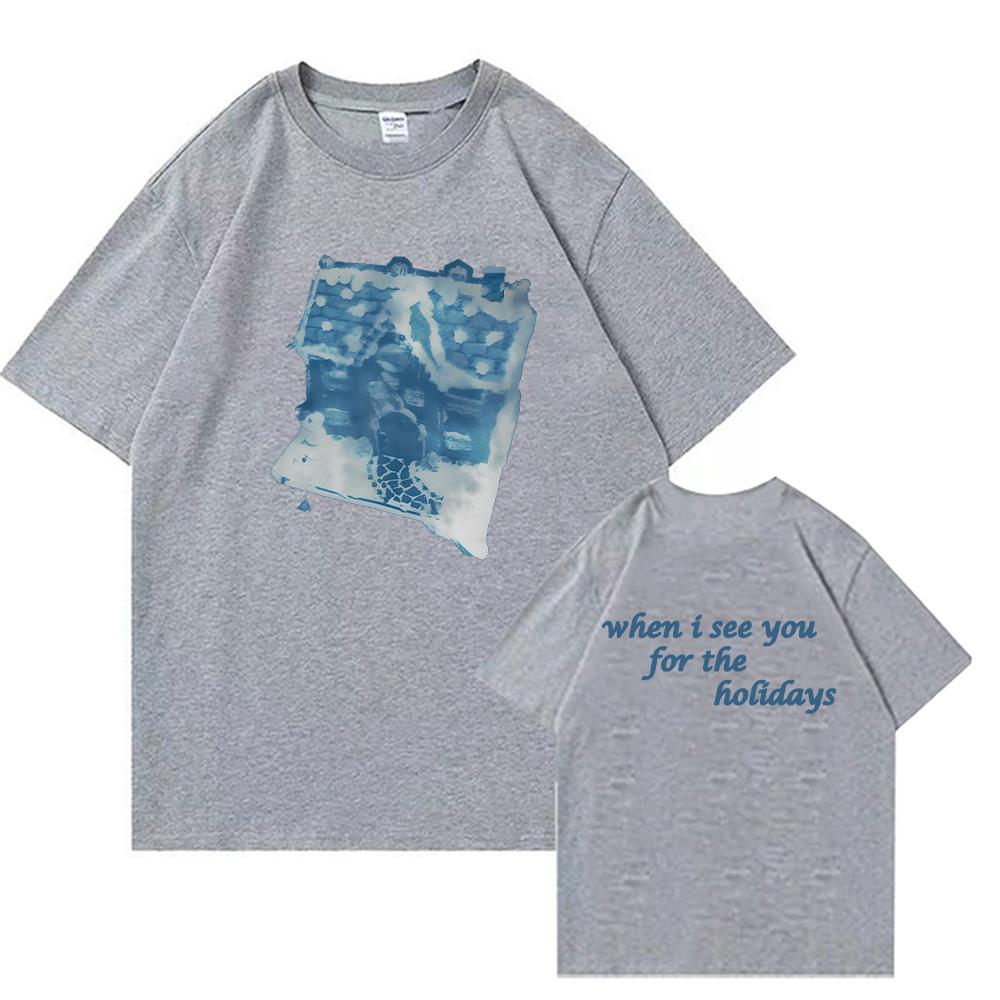 Conan Gray New Song Holidays Cotton Tee-shirt Summer High Quality T-shirts Women Men Oversized Tops Harajuku Trend Crewneck Tees