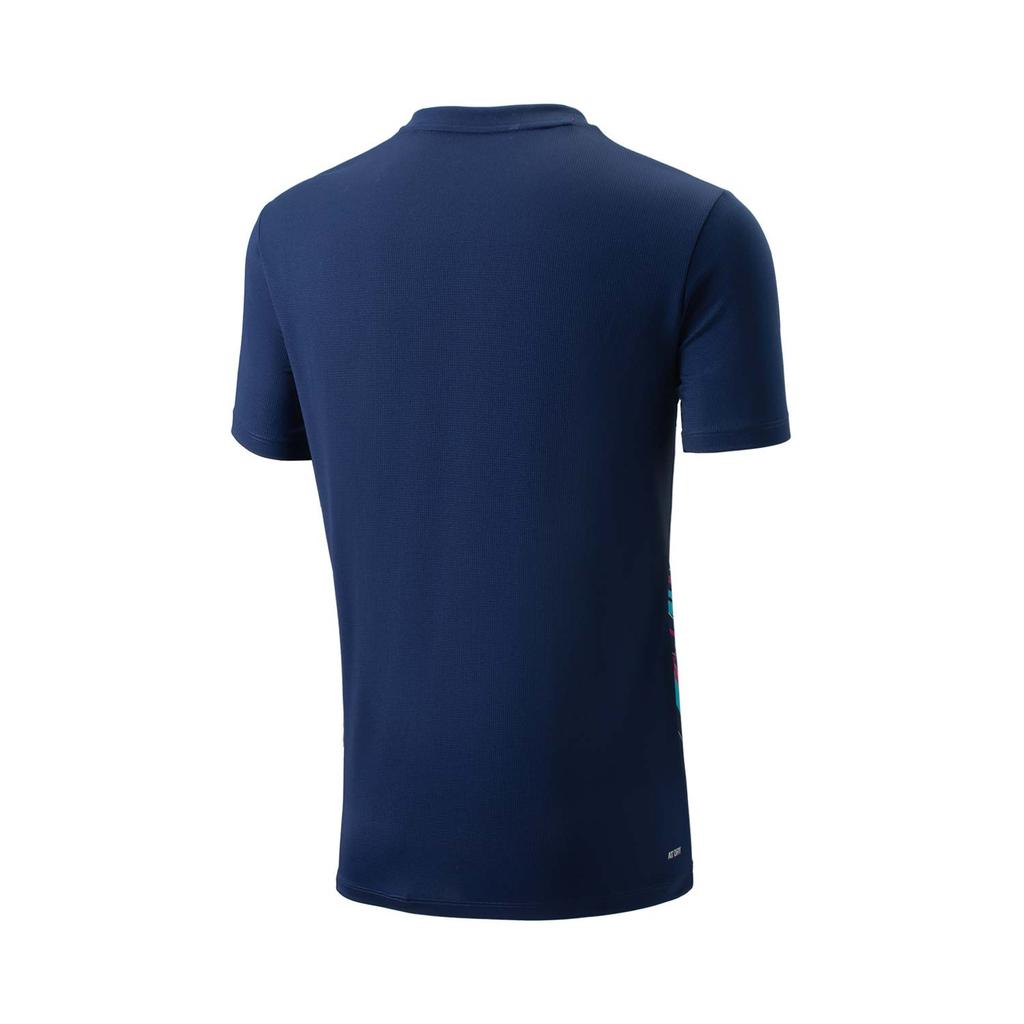 Li Ning Badminton Collection Badminton Jersey Set Unisex Dark Purple Blue AATV013-3
