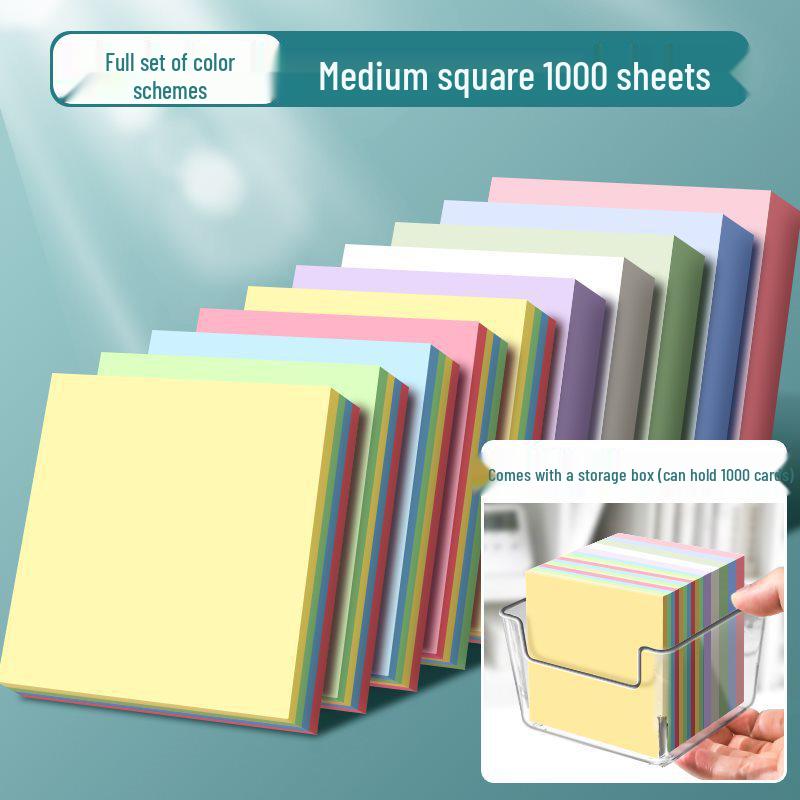 Adhesive Notes for Students and Office Use - Ideal for Elementary and Middle School, Writable Stickers, Labels, and High-Value Strips