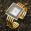 New Fashionable Women's Bangle Watch Ladies' Square Watch Stainless Steel Watch Women Quartz Watches