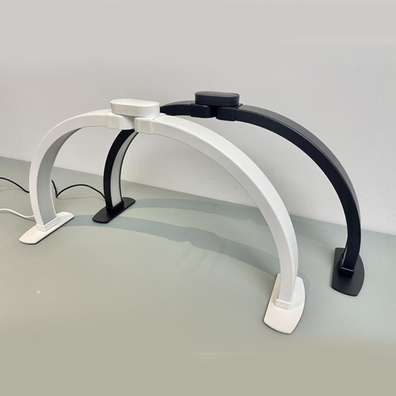 Half Moon Light Nail Lamp for Desk,Lashes Light Led Nails Tech Lamp,Desk Lamp for Lashes Eyelashes Extension,Eyebrows