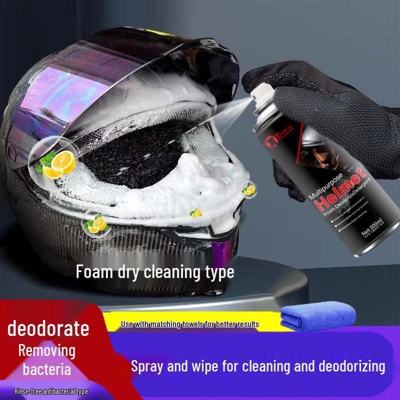 Decontamination & Deodorizing Foam: Odor Removal for Electric Vehicle and Motorcycle Helmet Liners