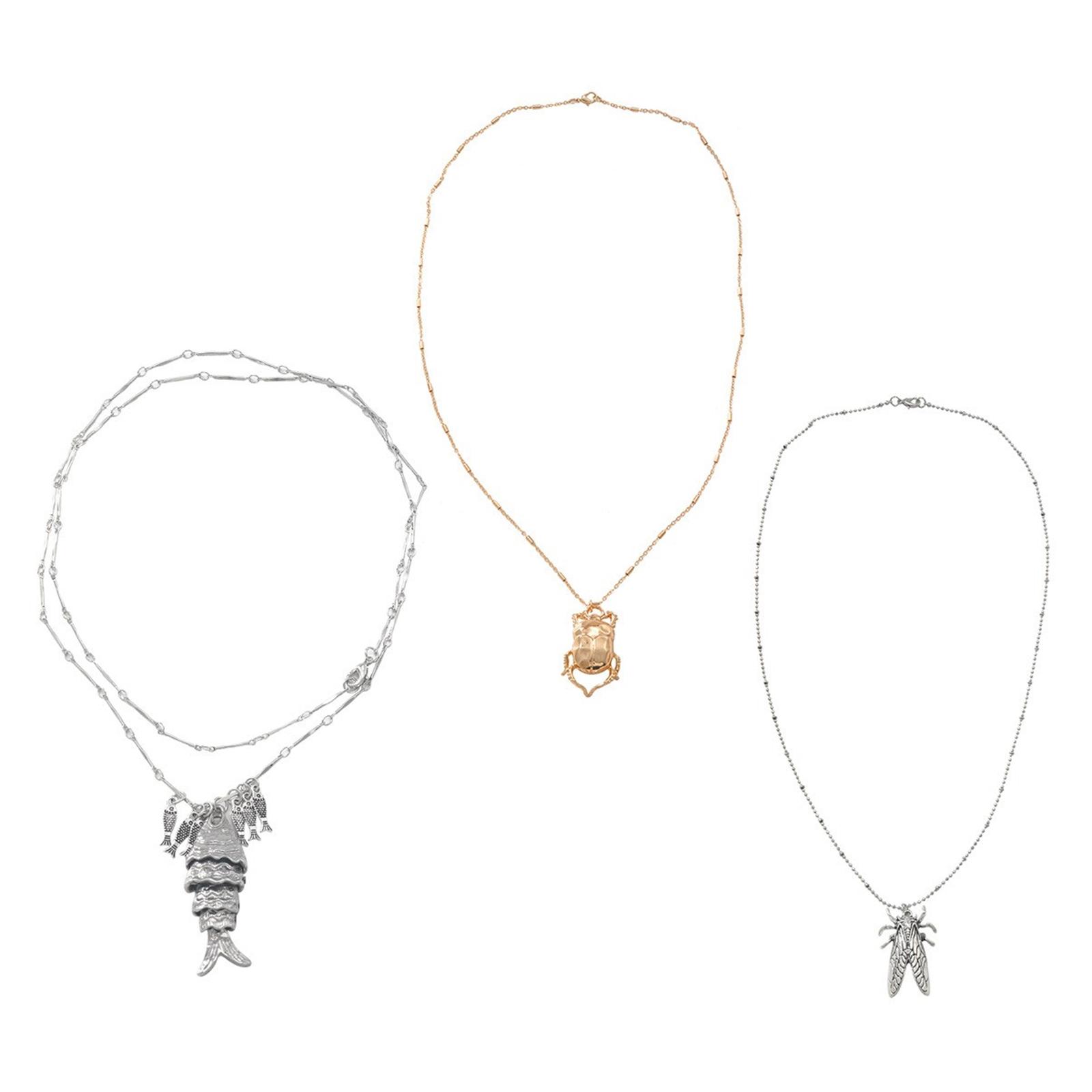 

Модное многоярусное ожерелье-подвеска в виде насекомого с регулируемой цепочкой для молодых женщин, которые любят тренды