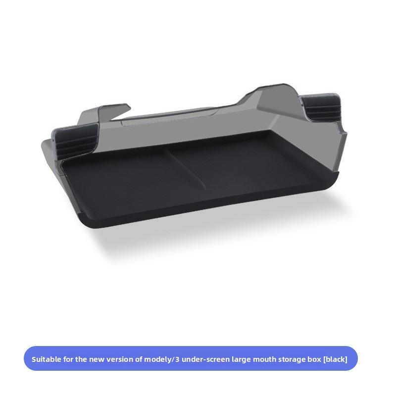 Car Sticker For Tesla 3 Y Juniper Highland 2025 2026 ETC Card Storage Box Ice Crystal Transparent Box Wholesale Car Accessories