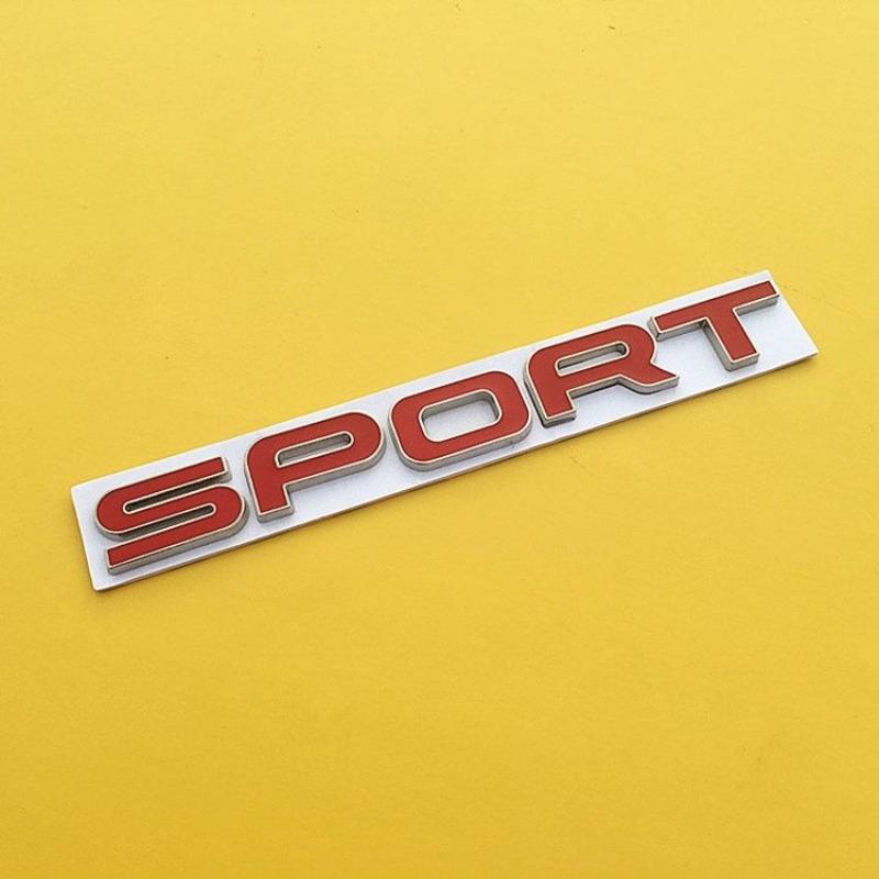 Car tail label sport letter sticker, sports three-dimensional metal modification after sticking body decoration car label