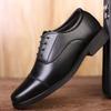 Leather Shoes Men's Three Joint Business Casual Leather Shoes Formal Wedding Business Casual Breathable Trendy Men's Shoes