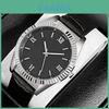 Men's Fashion Business Watch With Quartz Movement Casual Style 8mm Thickness