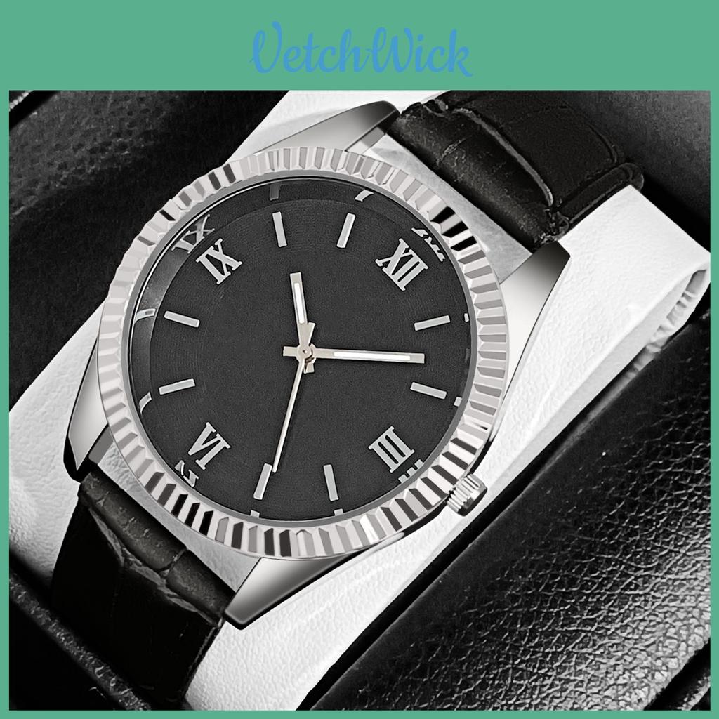 Men's Fashion Business Watch With Quartz Movement Casual Style 8mm Thickness