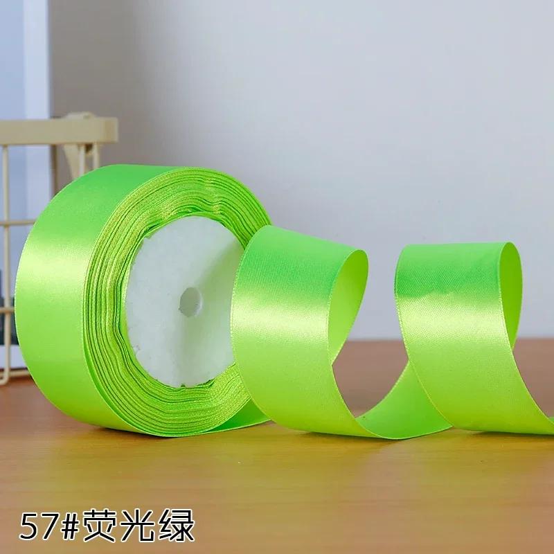 22meters 20mm Faced Satin Ribbon for DIY Silk Satin Ribbons Crafts Bow Handmade Gift Wrap Party Wedding Clothing Accessories