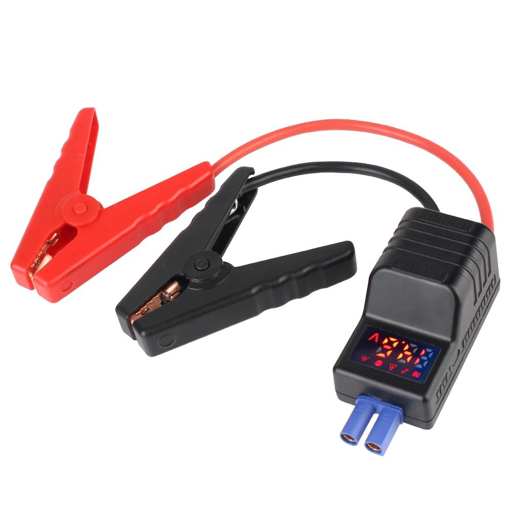 

12V EC5 Plug Intelligent Jumper Cable Clip 650A Booster Clamp Anti Reverse Connection Emergency Car Battery Starter чорний