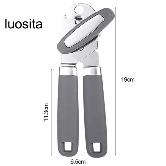 Dosenöffner, glatter Edelstahl-Bieröffner, Drehknopf, rutschfester Griff, Deckelöffner für die Heimküchenbar