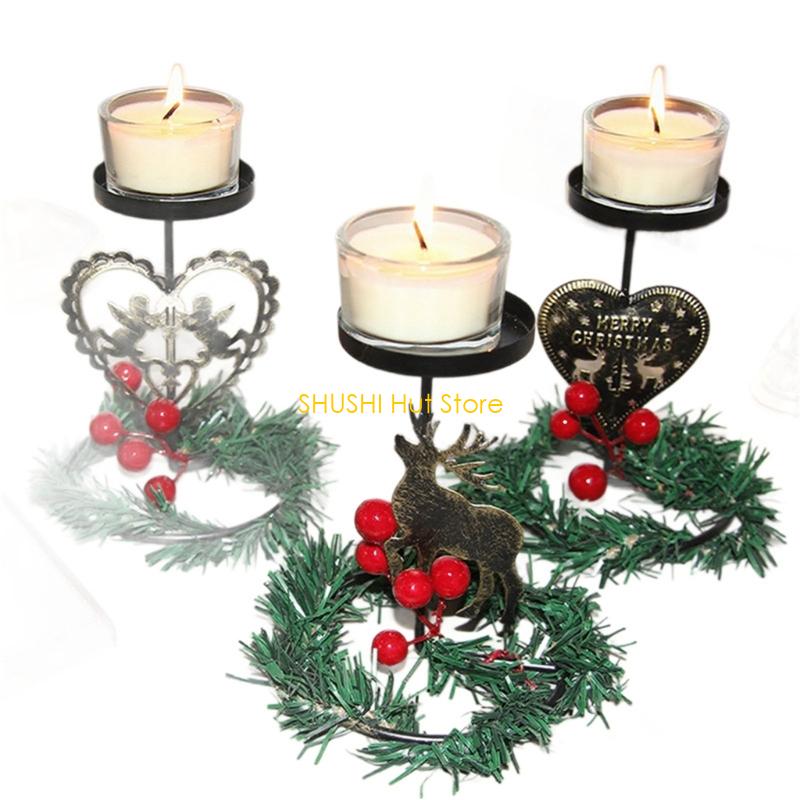 Christmas Tealight Holders,Iron Christmas Holders Home Decors D57B