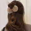 Cute Double-Sided Hairball Bobby Hair Imitation Rabbit Fur Clasp Clip Autumn Winter Plush Small Clip Edge Clip Hairpin Claw