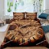 Top Ndustrial Gear Duvet Cover Queen Size Steampunk Style Locks Comforter Cover Boys Men Mechanical Device Polyester Bedding Set