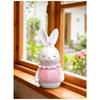 Easter Table Centerpiece Resin Bunny Figurine Hand-Painted Figure Easter Theme Resin Material Modern Minimalist Style
