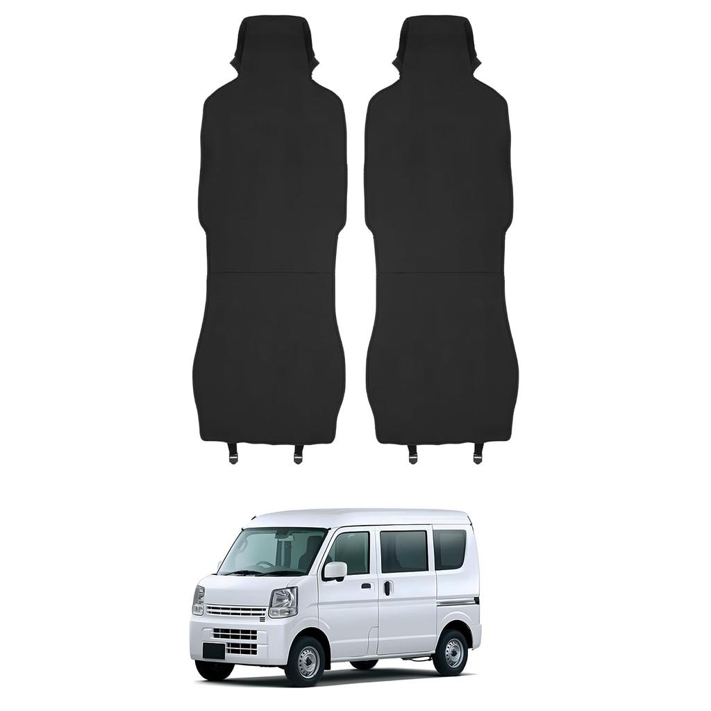 Kotesoto Suzuki Every Van Seat Compatible with DA17V Every Full Surround Seat Covers for First Easy Seat Protection 2 Covers, Van, Row, Accessories,