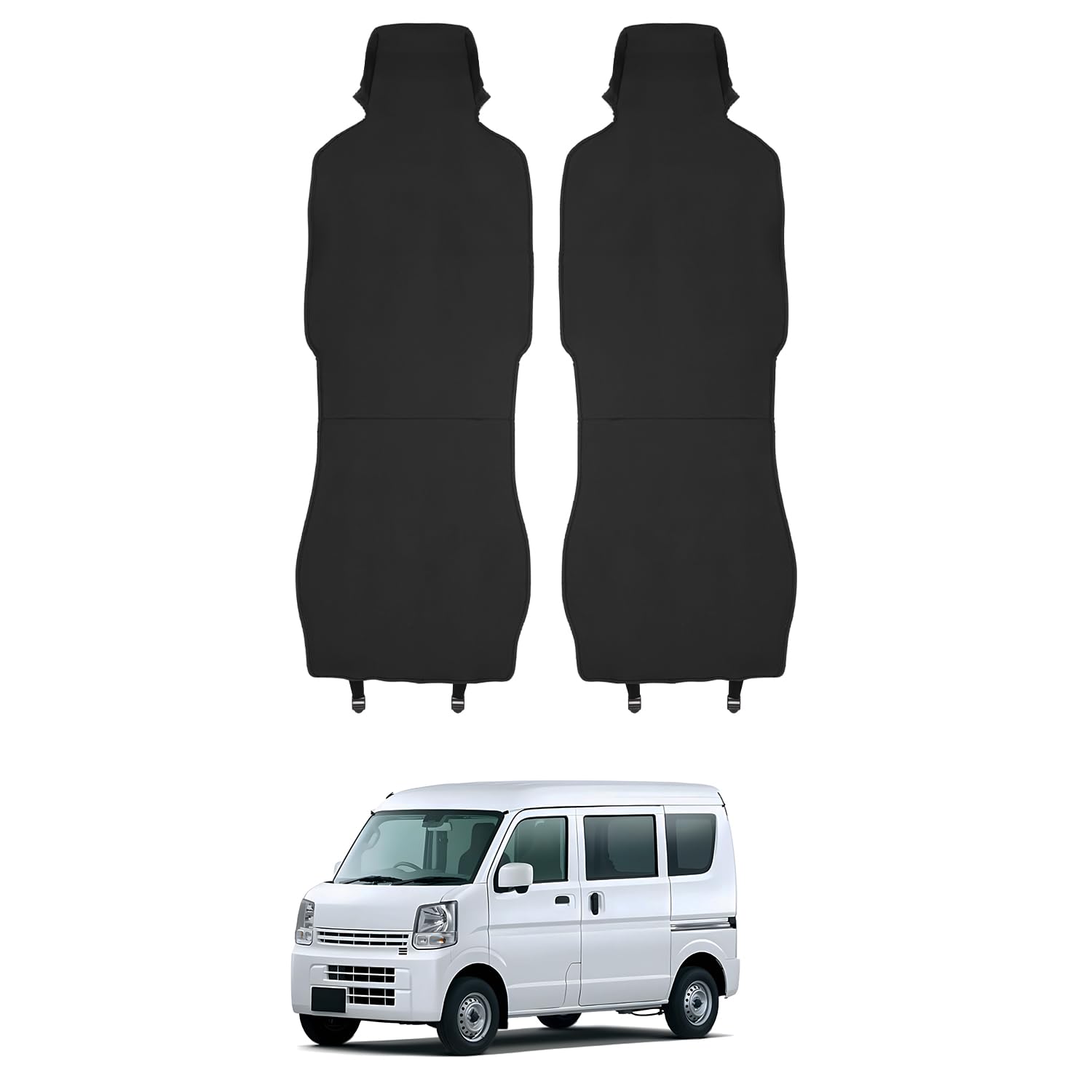 

Kotesoto Suzuki Every Van Seat Compatible with DA17V Every Full Surround Seat Covers for First Easy Seat Protection 2 Covers, Van, Row, Accessories,