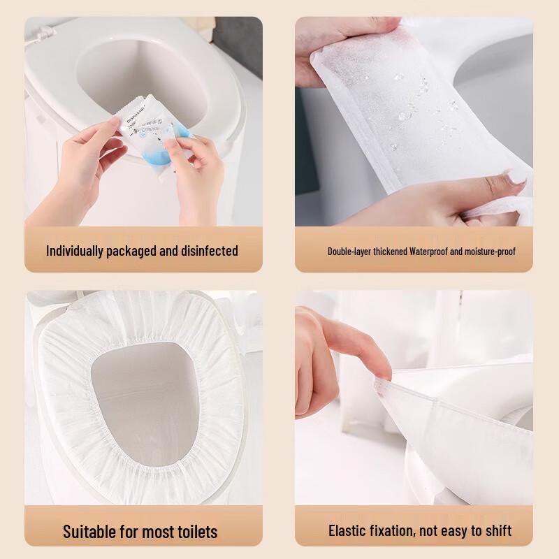 Zimu Disposable Thickened Waterproof Toilet Seat Covers