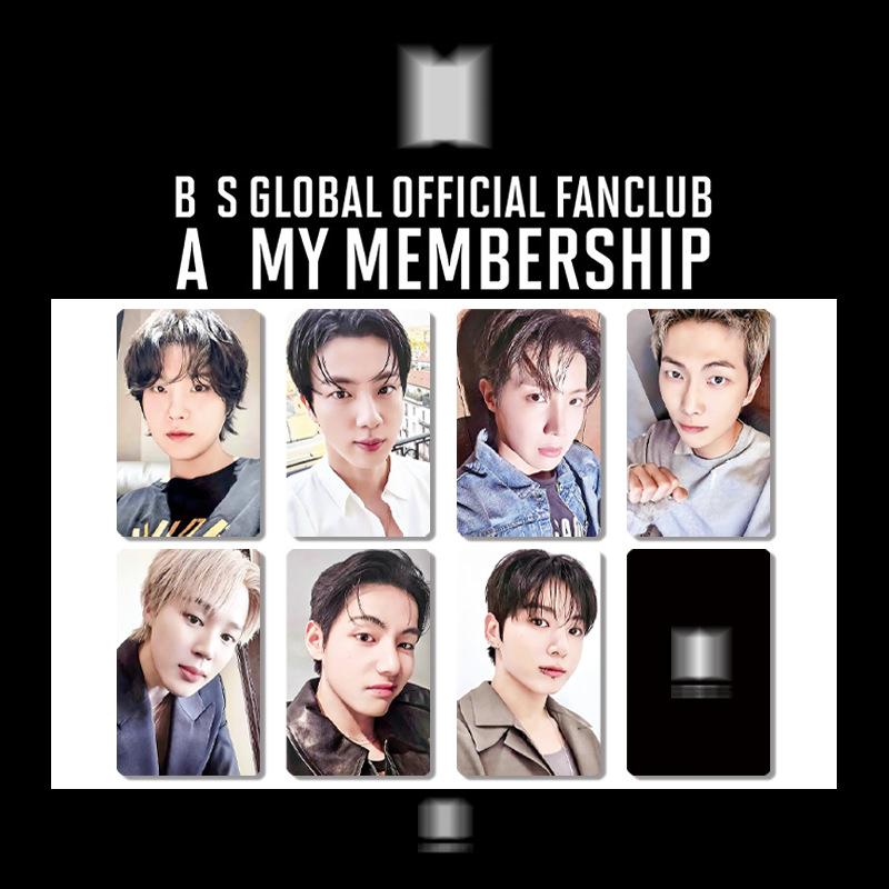 BTS Global Official Fanclub ARMY Membership 7pcs Photocard Set Cute Member Lomo Cards Kpop Fan Collection Gift