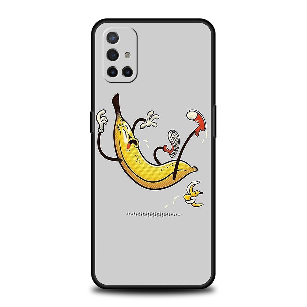 Funny Bite Apple Banana Phone Case For Oneplus 13R 13 12R 11 10T 10R Nord N100 N200 N10 10 9 9R 9RT CE 3 2 Z Pro Soft TPU Cover