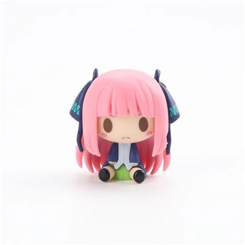 Set of 5 Pieces Figurines The Quintessential Quintuplets Ichika Miku Nino Itsuki 4 Cm