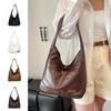 PU Leather Minimalist Tote Bag Large Capacity Ladies Handbags Casual Single Shoulder Bag  Gift
