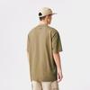 Li-Ning Casual Minimalist Solid Color Round Neck Pullover Short Sleeve T-Shirt Unisex Tops Bronze AHSV277-7