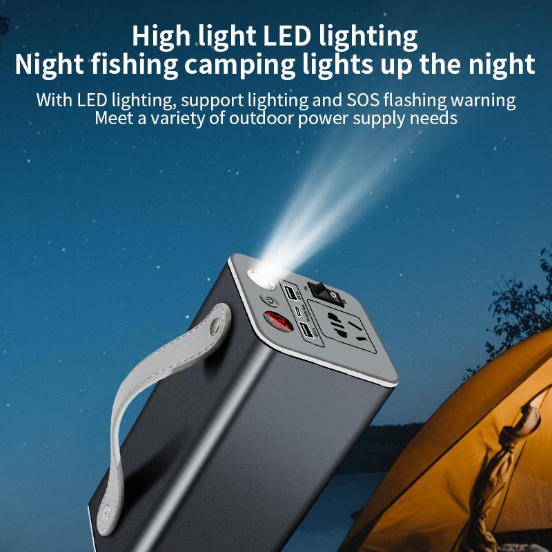 180W 45000MAH Car Outdoor Camping Battery Solar Peak Emergency Energy Supply Power Station Quick Charge 3.0 Portable Power Generator