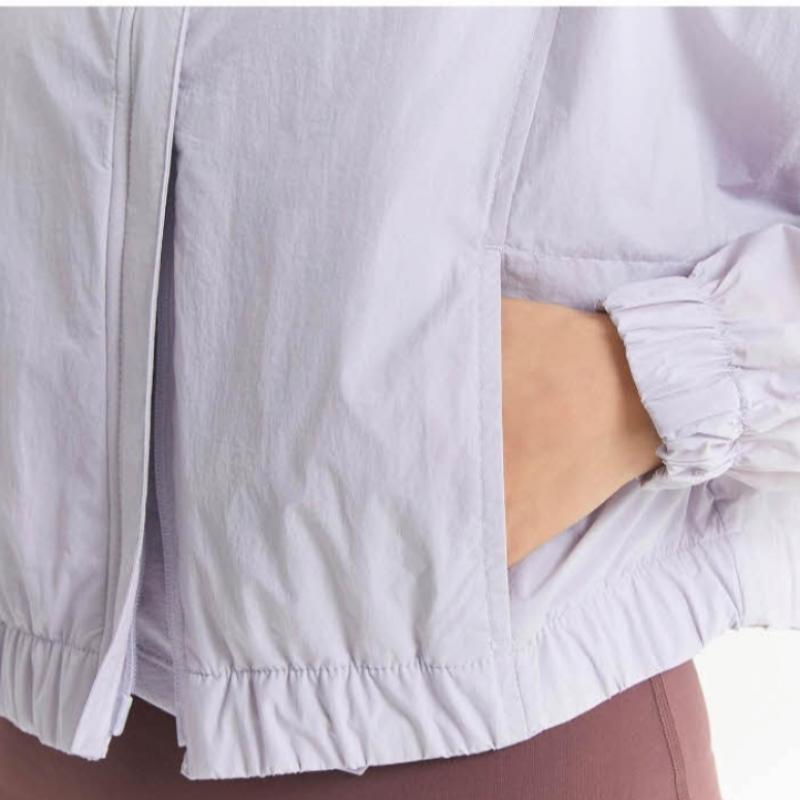 New Balance Jacket Lqj Nbnme2w412 70 Women Lightweight Semi Crop Stand Neck Wovenza