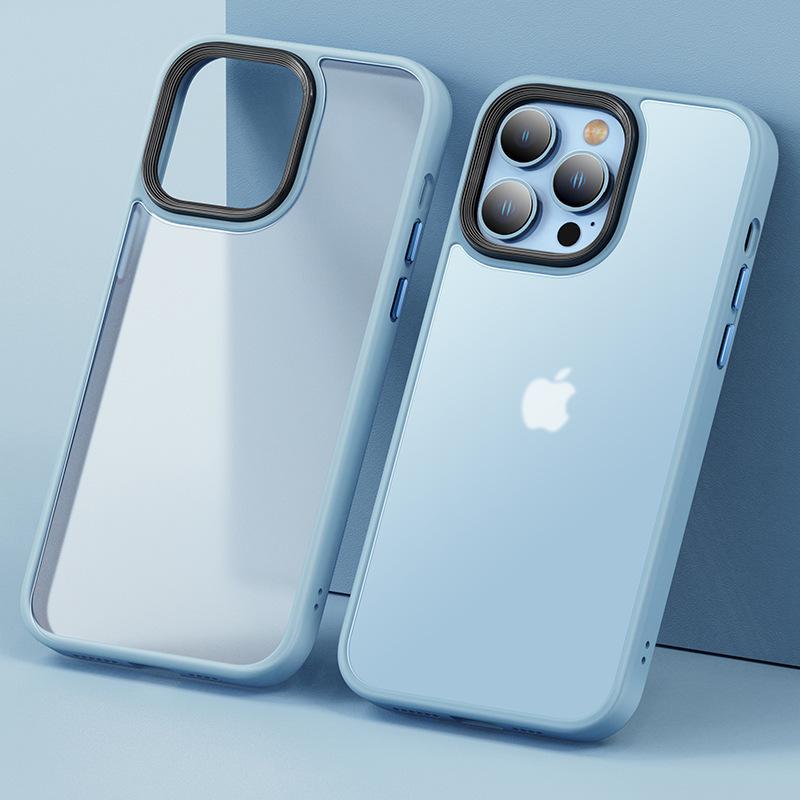 Applicable To IPhone17proMax Frosted Semi transparent Mobile Phone Case Apple 16 Skin Feeling Anti Fingerprint 15 Anti Fall Protection Case