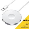 Essager 15W magnetisk trådløs lader for iPhone 15 14 13 12 for Airpods Pro 3 i 1 Qi trådløs ladepute for iWatch hurtiglading