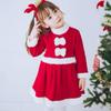 Santa Cosplay Kids Christmas Costume Kids Costume Santa Claus Girl Costume Cute Warm Santa Clothes Headband Hat Included Fluffy Christmas Kids Santa