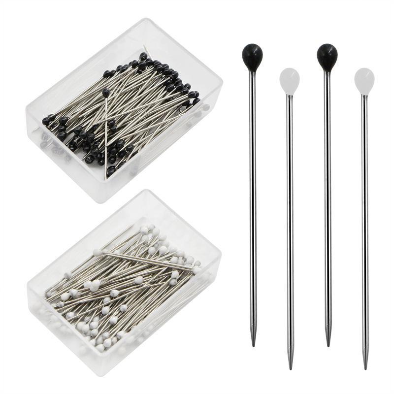 100Pcs 38Mm Sewing Pins Plastic Ball Multicolor Head Pins Straight Quilting Heads Pins Diy Crafts Sewing Fabric
