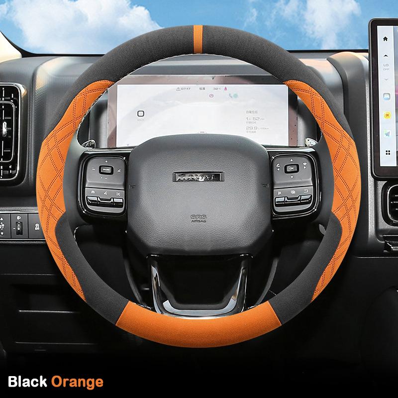 

Car Steering Wheel Cover for Haval H9 2015-2020 2026 2026 2026 2026 2026 Suede Ultra thin Anti-slip Sweat proof Auto Accessories