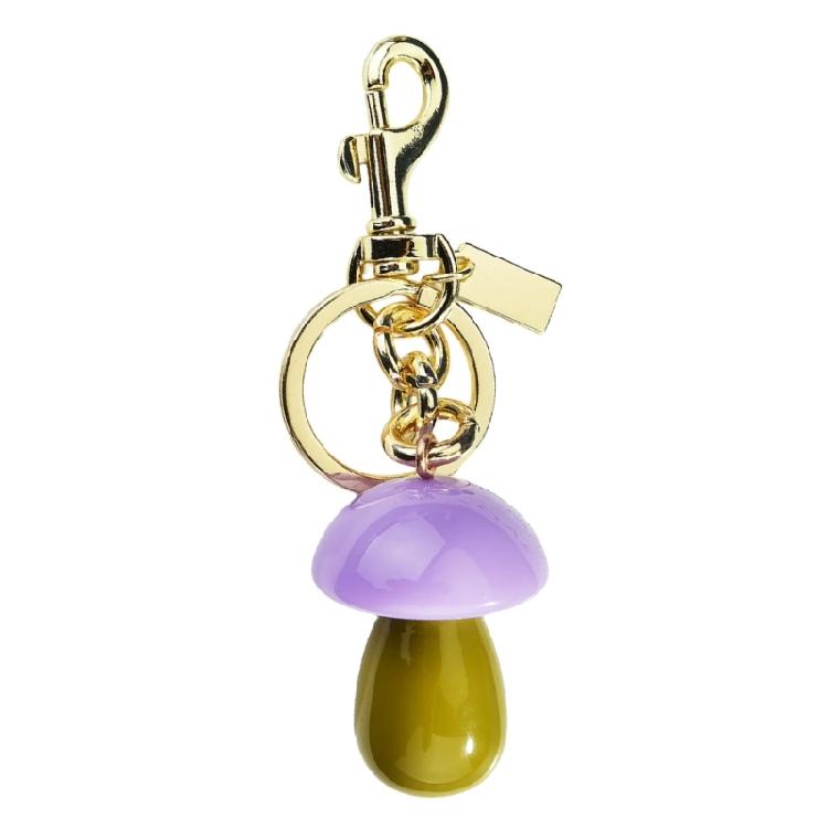 Unique Cartoon Mushroom Pendant Keychain Handmade Keyring Trendy Bag Ornament for Fashion Enthusiasts and Students