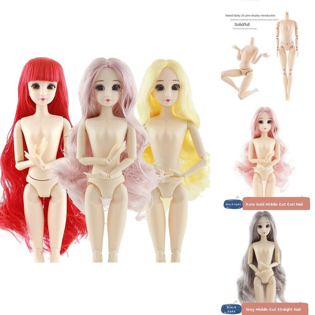 Modna Lalka Bjd 20 Stawów DIY Makijaż Księżniczka Dziewczynka Zabawka Prezent Dla Dziewczynek Oczy 3D
