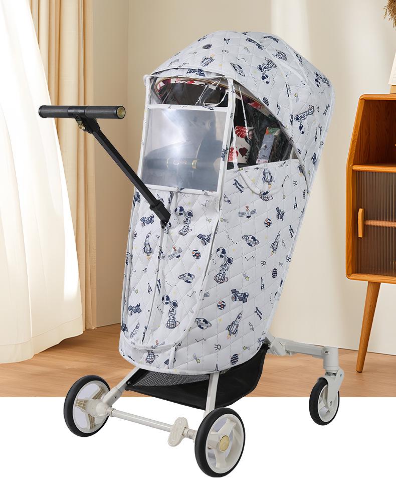 Essential Rain Cover for Baby Stroller, Carrier, and Rattan Chair - Windproof and Warm Protection Against Droplets