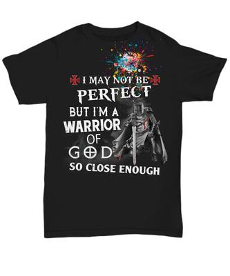 I Am Warrior of God Christian Gift Knights Templar TShirt 100 Cotton ONeck Short Sleeve Summer Casual Mens Tshirt