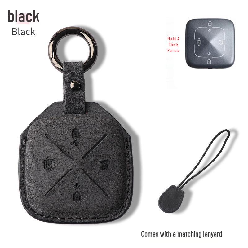 

Zeekr009 Suede Bluetooth Key Case – Full Coverage for Men & Women Standard