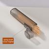 Boîte de Rangement Transparente et Portable pour Cure-dents, Support Distributeur Polyvalent pour Coton-tiges, Mini Organisateur de Cure-dents, Récipient pour Voyage en Extérieur