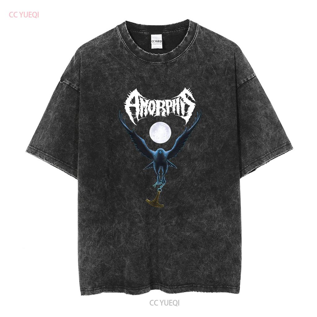 AMORPHIS Black Winter Day T-Shirt NEU Relapse Records TS4067 Lang- oder Kurzarm Vintage Gewaschen Weich Streetwear